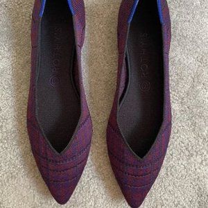 Rothy’s Cranberry Plaid Points